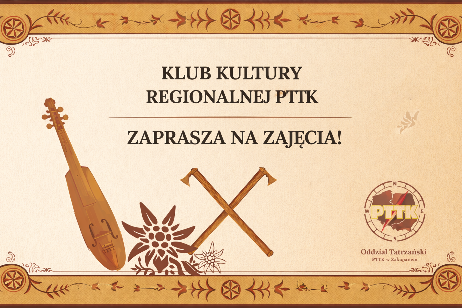 Klub Kultury Regionalnej PTTK - zajęcia w lutym 2026 r.